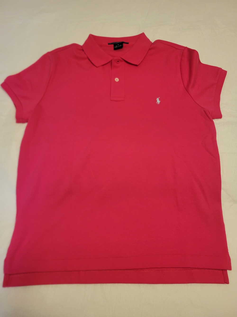 Ralph Lauren Women’s Bright Pink Polo Button-Down Shirt